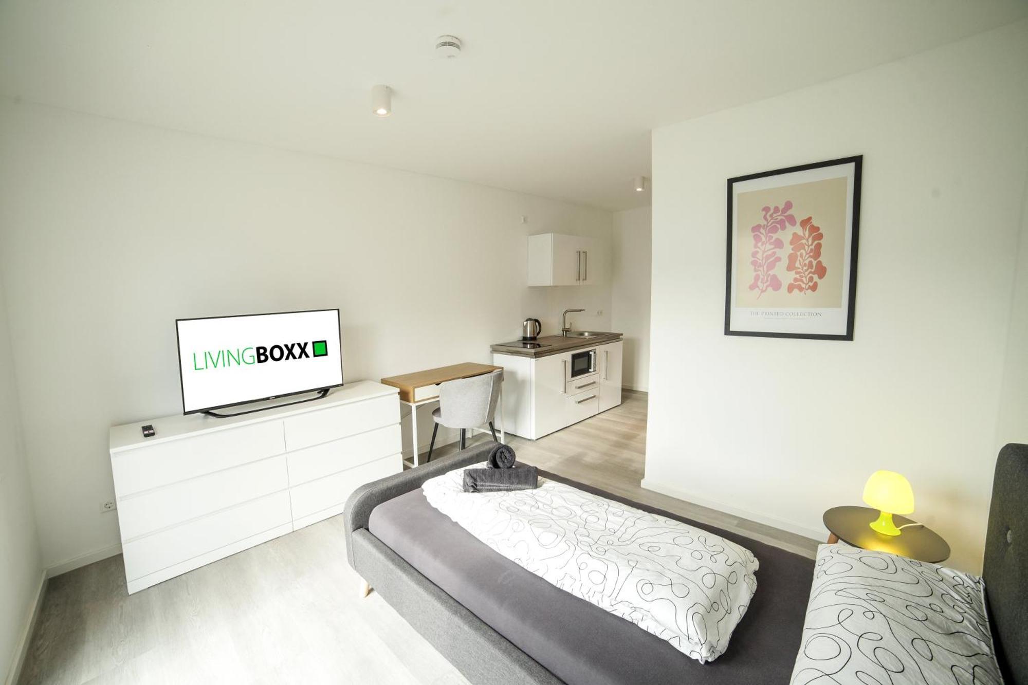 Livingboxx Karlsruhe - Messe I Neuwertige Apartments Mit Kueche Rheinstetten Eksteriør bilde